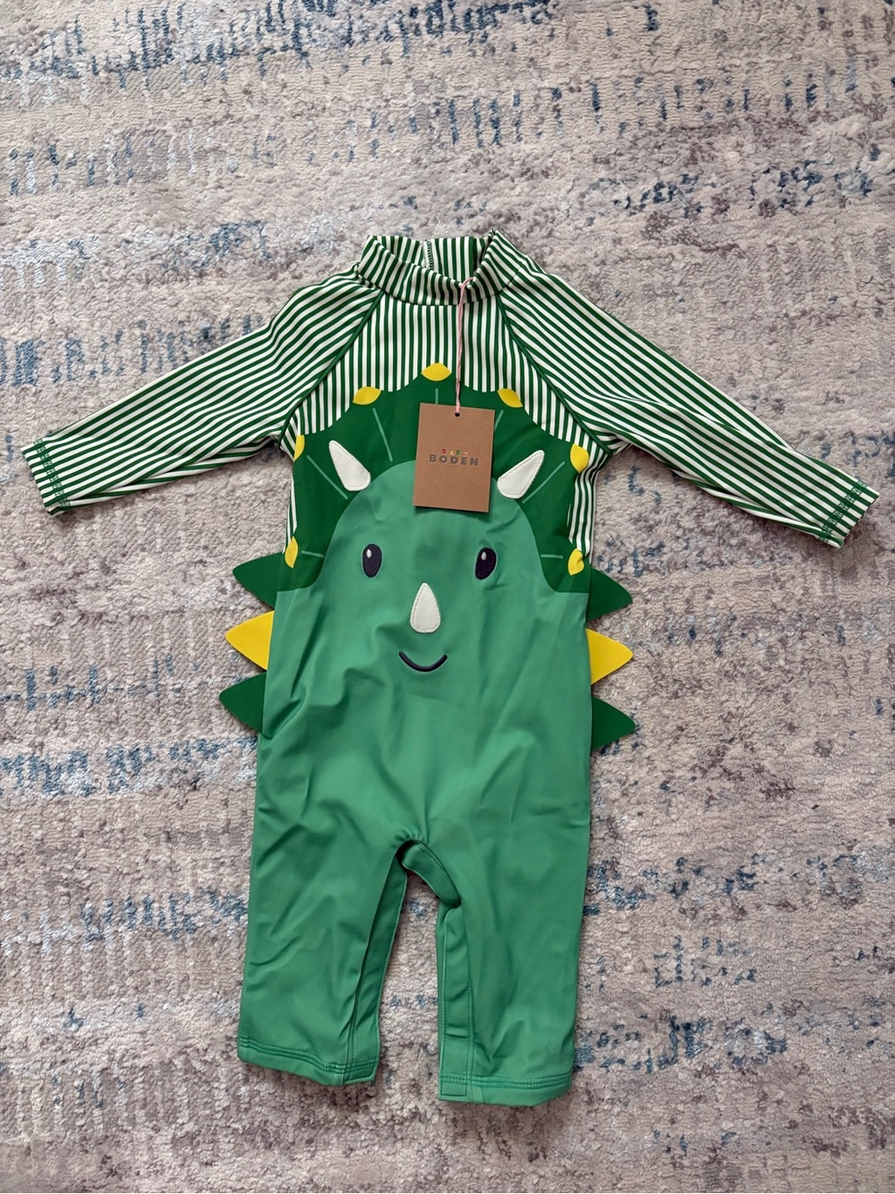 NWT Baby Boden Dinosaur Swim Suit